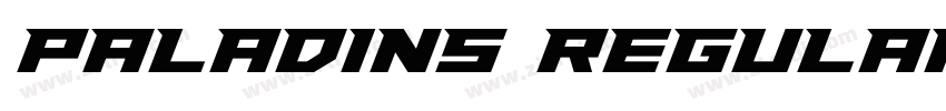 Paladins Regular字体转换